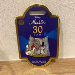 アラジン　30周年 ピンバッジ リミテッドエディション