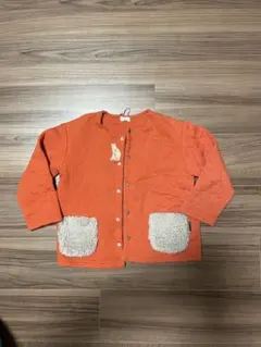 Combi mini オレンジキルティングジャケット110㎝