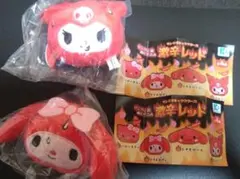 サンリオキャラクターズ リンリン鈴ぬいぐるみ 激辛レッド