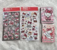 未使用　Hello Kitty シール・メモ帳セット　レア