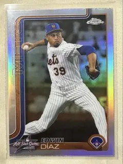 2025 Topps Chrome Edwin Diaz Refractor