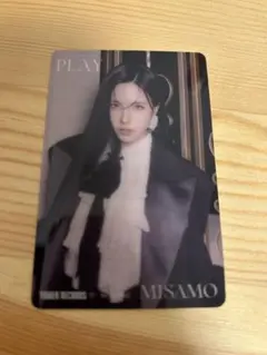 MISAMO PLAY タワレコ　クリアカード　ミナ　トレカ　twice