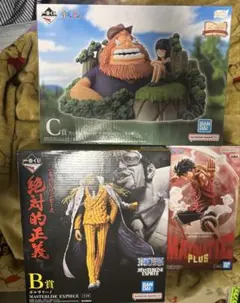 一番くじ】ワンピース A賞 ラストワン賞 2点セット 下位賞おまけ付
