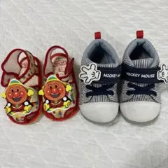 アンパンマン・ミッキーマウス キッズシューズセット