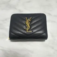 316 極上美品 SAINTLAURENT イヴサンローラン 2つ折り財布 - メルカリ