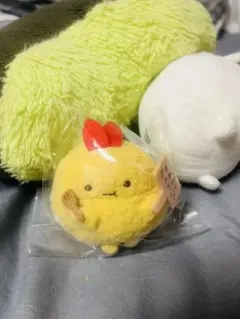 すみっコぐらし　たぬきのまんまるレストラン　てのりぬいぐるみ　えびふらいのしっぽ