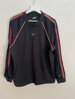 Y2K 00s NIKE Dri-FIT センターロゴ パイピング長袖　XL