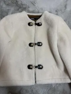 zara ファーコート