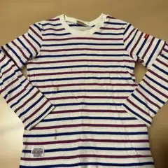 ミキハウス　ボーダーロンT