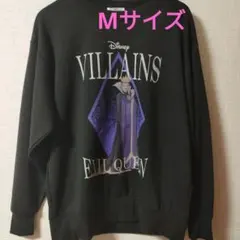 ディズニーヴィランズ　トレーナーМ　VILLAINSトレーナーイーヴィルクイーン
