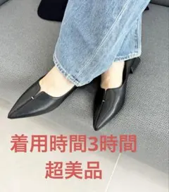 フレアヒールポインテッドトゥパンプス パンプス 通勤靴 通勤 オフィスカジュアル