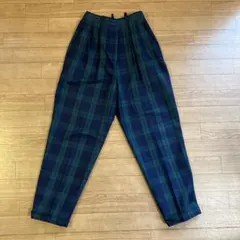 【美品】Drury Lane チェック タックパンツ