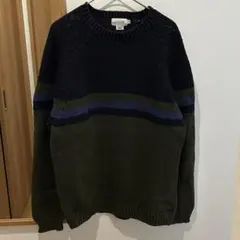 90s~ J.CREW コットンニット ラグランのサムネイル