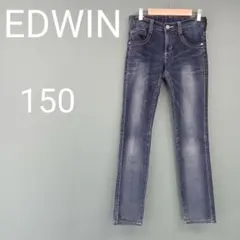 ★EDWIN エドウィン ストレートデニム キッズ ブルーブラック 150 ★のサムネイル
