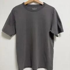 無印良品 紳士　洗いざらし太番手クルーネック半袖Ｔシャツ紳士Ｓ・ダークグレーのサムネイル