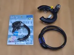 太タイヤ用ナンバー鍵 自転車用 取付ネジ付き 3個セット