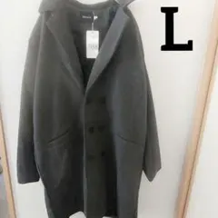 大特価❕オーバーシルエット チェスター コート 韓国 L グレー
