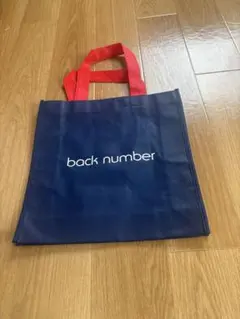 back number トートバッグ ネイビー レッドのサムネイル