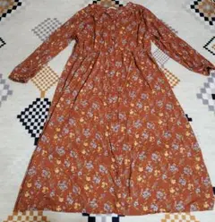 スタディオクリップ　フラワープリント　ワンピース