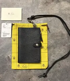 新品未使用　Felisi フェリージ　ネックウォレット　財布　ストラップ