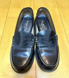 Haruta 黒 ローファー レザー　25.5EEE