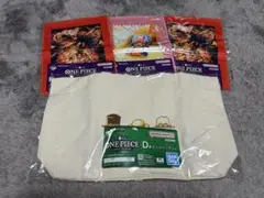 一番くじ　ワンピース　D賞　トートバッグ　F賞　ハンドタオル