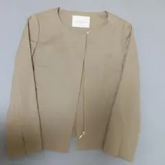 GREEN LABEL RELAXING ノーカラージャケット カーキ