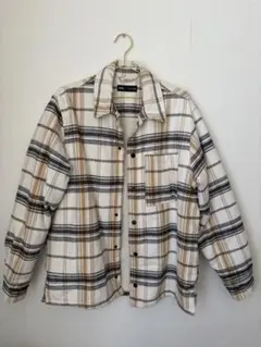 ZARA チェック柄ジャケット Lサイズ アウター おしゃれ ボア裏地 新品