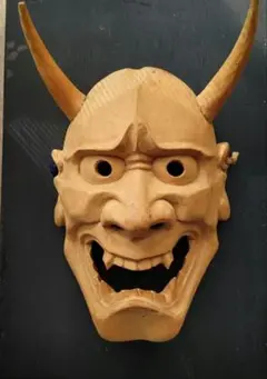 2026年最新】能面 木彫りの人気アイテム - メルカリ