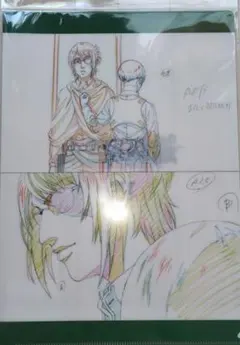 MAPPA展　進撃の巨人　原画クリアファイル　ハンジ