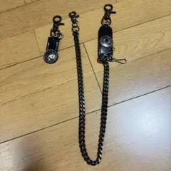 ウォレットチェーン　キーリング　2個セット