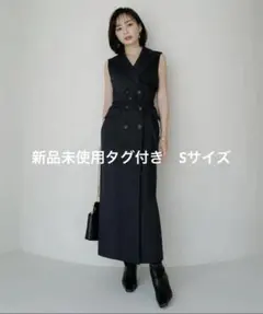 anuans ダブルブレストワンピース