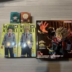 ヒロアカ 一番くじ 紡がれる想い A賞 緑谷出久 B賞D賞 爆豪勝己 おまけ付き