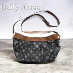 Daily russet デイリーラシット ショルダーバッグ デニム ブラック