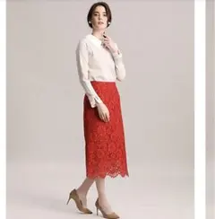 Maglielecassettoマーリエルカセットラッセルレースタイト　スカート