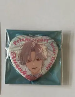 にじさんじ ジューンブライド 葛葉 ハート型缶バッジ
