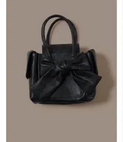 新品未使用 Emily Temple Cute 本革リボンBag ブラック - メルカリ