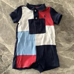 ラルフローレン　キッズ　半袖　ロンパース　12Ｍ　80
