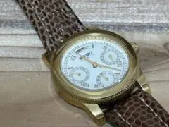 【ジャンク品】KENZO PARIS 腕時計 KN-2809 ゴールドのサムネイル