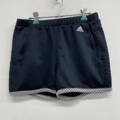 アディダス adidas レディースショートパンツ　ブラック　Lサイズ サ29