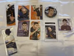 ハイキュー 東峰旭 缶バッジ ぱしゃこれ アクリルブロック ステッカー カード