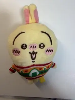 うさぎ ぬいぐるみ マスコット おにぎり柄セーター