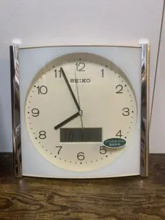 SEIKO KX407W 円形掛時計 ホワイト SEIKO KX407W 円形掛時計 ホワイト