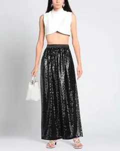 新品タグつき EMPORIO ARMANI アルマーニ スパンコール スカート