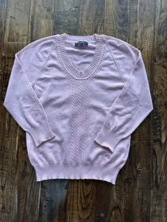 Burberry ピンク Vネック セーター サイズ2