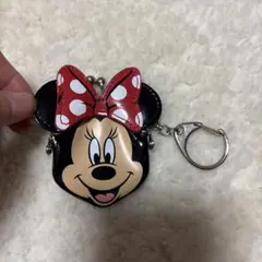 平成レトロ　ミニーマウス コインケース キーホルダー付き