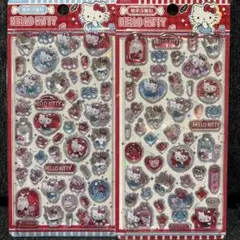 キティ　ボンボンドロップシール　２点セット