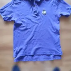 Ralph Lauren 半袖ポロシャツ パープル ロゴ刺繍 Mのサムネイル