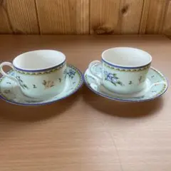 TIFFANY　MORNING　GLORYカップ・ソーサー2個セット