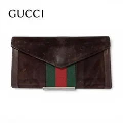 オールドグッチ GUCCI 財布 札入れ シェリーライン 二つ折り 定期